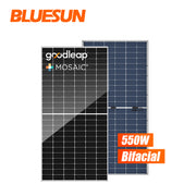 Bluesun 550W 41.96V Mono Perc Half Cell High Efficiency Solar Panel 31 pack 17kw For Home Energy Storage System